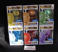 Funko Pop Marvel Avengers: Infinity War Walmart Exclusive Thanos chrome set of 6
