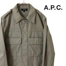 A.P.C. Men S French Jacket 90'S Military Vinatge French Casual Minimalist style