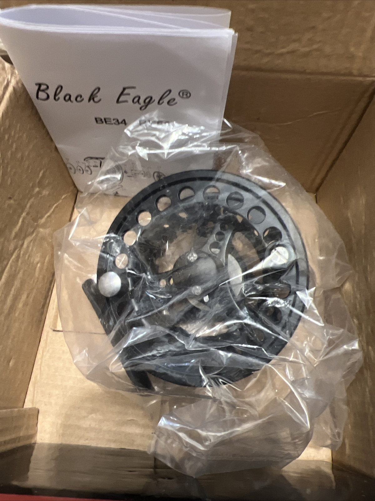 Eagle Claw BE56 Black Eagle Fly Fishing Reel Ambi 1:1 Ratio
