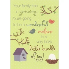 Birdhouse and Nest: Mother - Designer Greetings Mother's Day Card
