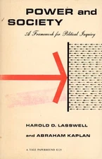 Power and Society by Lasswell & Kaplan / Paperback / Very Good / 1968