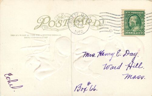 Embossed Postcard; Redhead Woman Telephone Operator got an Engagement Ring, Pun - Picture 2 of 2