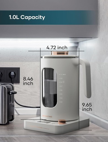 Electric Tea Kettle with tea Infuser and Precise knob temperature control - Picture 15 of 30