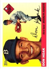 2005 Topps #DB-DH Don Hoak Dem Bums