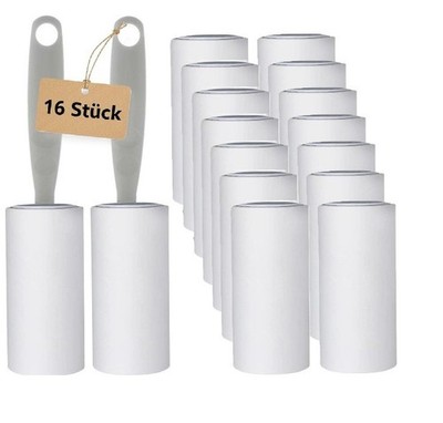 Fusselrolle Tierhaare Kleidung Nachfüllpack Sofa Ersatzrollen 16 Rollen 60 Blatt