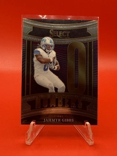 2025 Panini Select - Select Numbers Jahmyr Gibbs #6 Silver Prizm