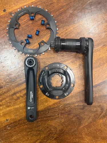 Power2Max NGEco Praxis Road/Gravel 5 bolt power meter and Praxis crankset