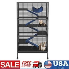 50" Spacious & Durable 5-Tiers Ferret Chinchilla SugarGlider Rat Mice Squirrel