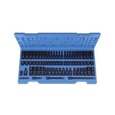 Grey Pneumatic Std and Deep Length Surface Drive Impact Socket Set, 72pcs