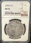 1904-O Morgan Dollar NGC MS63