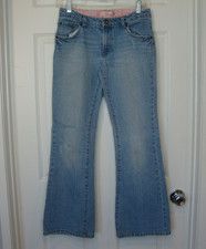 Levi's 517 Flare Leg Jeans Girl's 16 Blue Stretch Denim 29x28 Low Rise 2009