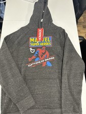 Topps Marvel Spider-Man Hoodie Hooded Sweatshirt By Homage Size XL New With Tags