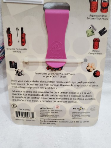 NOS Crocs O-Dial Croc Cell Phone Case Holder With Strap - Verizon Wireless - 第 6/7 張圖片