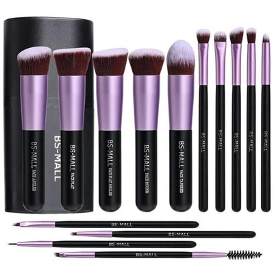 BS-MALL Makeup Brushes Premium Synthetic Foundation Powder Concealers Eye Shadow