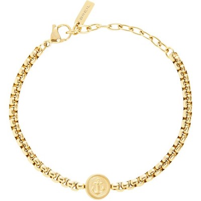 BREIL Mens Bracelet KETCH TJ3218 Stainless Steel Golden