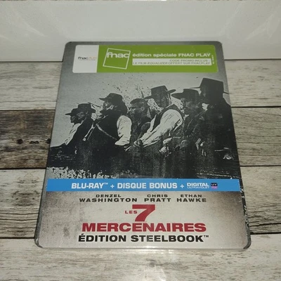 Les 7 Mercenaires STEELBOOK [Blu-Ray + Disque bonus] - RARE - NEUF - Photo 1/2