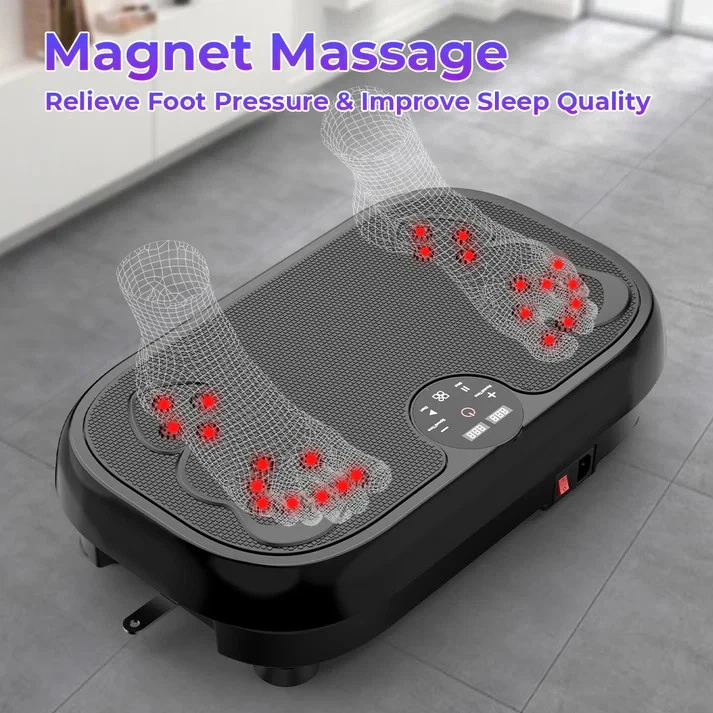 Relife Vibration Plate Exercise Machine Whole Body Workout Power Fitness Platfor - Image 2 of 4