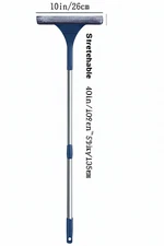 Dual-Sided Cleaning Blade Telescopic Long Handle Window Mop Squeegee Wiper.