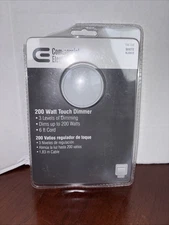 Commercial Electric 200 Watt 120 Volt 3 Level Touch Dimmer White 150-330