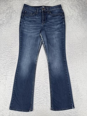 Lee Riders Bootcut Jeans Womens 10 Blue Med Wash Mid Rise Stretch 30x30 Denim