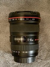 Canon EF 17-40mm f/4L USM Wide-Angle Zoom Lens - Professional Quality, Excellent