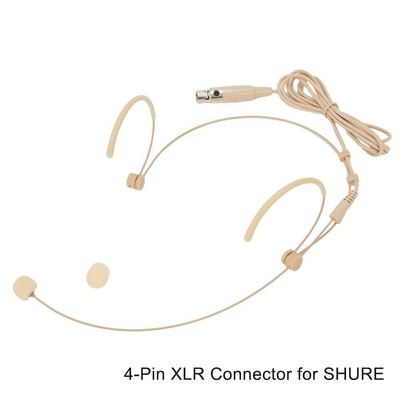 Neueste Headset-Mikrofon Mikrofon Headworn XLR-Stecker Doppel-Ohrbügel