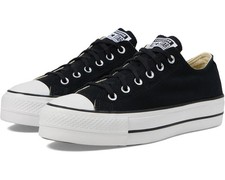 Image of Converse Chuck Taylor All Star Lift Sneaker Size 5.5-10 Black White New 560250C