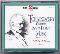 SäMtliche Klavierwerke Vol.1 | Peter Iljitsch Tschaikowsky | Audio-Cd | Cd