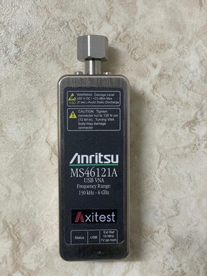 Anritsu 1-PORT USB Shock Line Network Analyzer MS46121A, Opt006