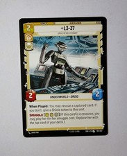Star Wars Unlimited: SOTG - L3-37 (UNCOMMON) #197 w/2 FREE cards