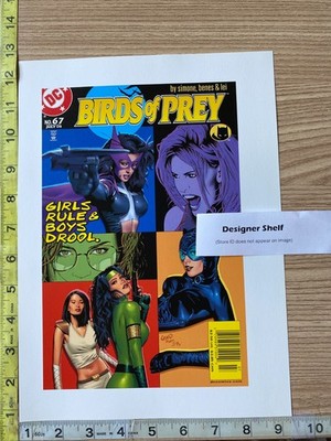 Birds Of Prey DC Marvel Comics #67 July 2004 Cover Art Book Photograph