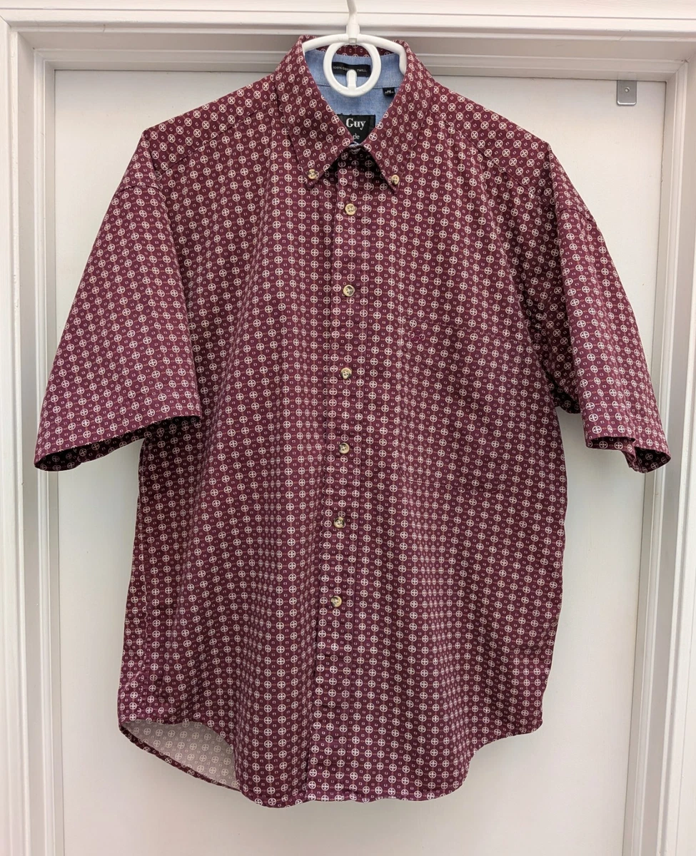 Chemise Homme Guy Laroche En Coton épais - Taille 2XL - Coupe Classique - Jaune Uni - Vintage