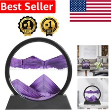 Unique 7 Inch Glass Sand Art - Dynamic Deep Sea Motion Decor for Home  Office