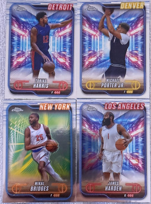 2024-25 Topps Chrome Basketball - BASE & ROOKIES - Pick & Choose - Fill Ur Set