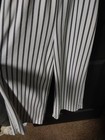 Vibe Sportswear Womens Black & White Striped One Piece Jumpsuit Size M — photo 2
