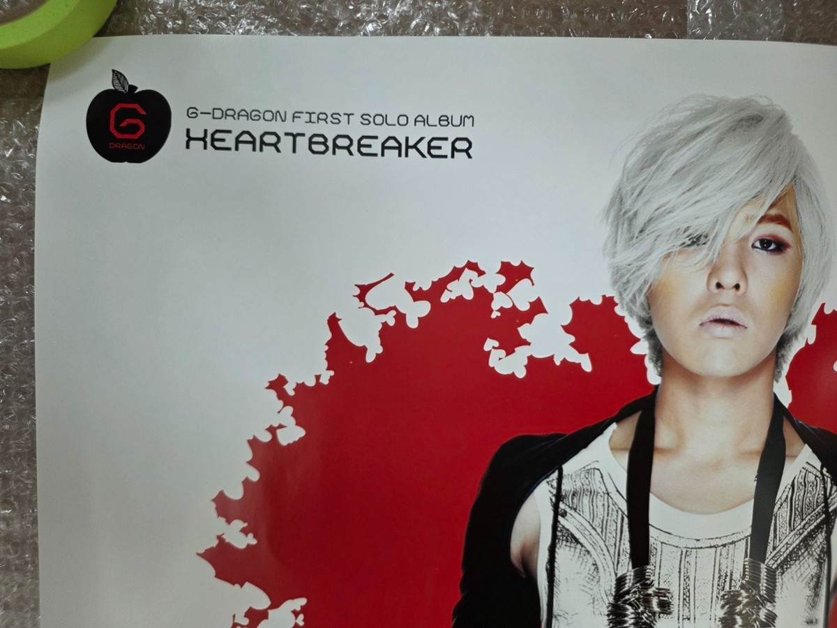 Bigbang G-Dragon Heartbreaker 1st Solo Album Poster | eBay