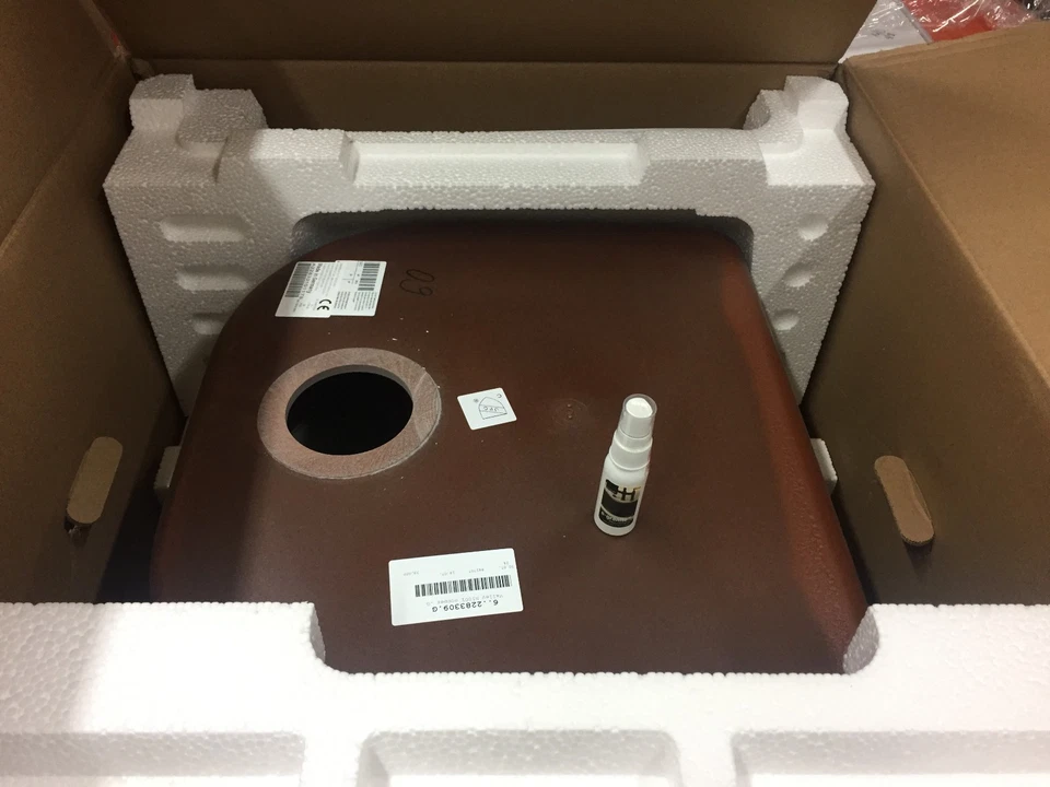 NEW ELKAY ELGSU2522PC0 PECAN QUARTZ CLASSIC 25" KITCHEN SINK E-Granite - Image 4 of 4