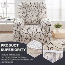 Flower Printed Recliner Slipcovers 3-Pieces Lazy boy Covers Couch Chair Cover