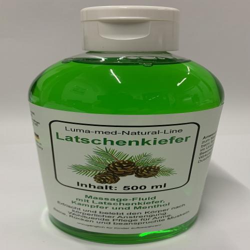 MASSAGE-FLUID Latschenkiefer Kampfer Menthol 500 ml - Bild 1 von 1
