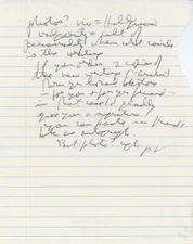 Peter Viereck - Signed Handwritten Letter