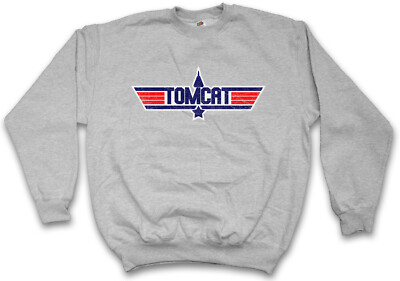 Tomcat Sweatshirt Pullover Top Jet Fun Battle Airplane Gun Maverick