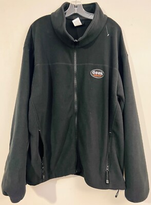 Best Buy Jacket Adult 2XL Black Geek Squad Employee Workwear Full Zip Outdoor