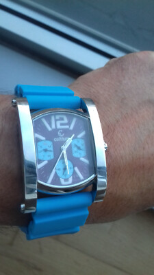 Celtium V719G MULTIFUNCTION BLUE Vintage Sammlung NOS Montre Uhren Uhr Fond