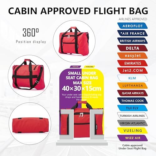 Personal Item Ba First Class Hand Baggage Allowance Feather Flight - Main Image