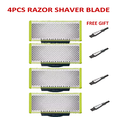 4Pcs For Philips OneBlade Razor Shaver Replacement Blade One Head QP2520/QP2630