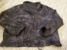 Sanctuary Women s Camo lightweight drawstring waist jacket XL