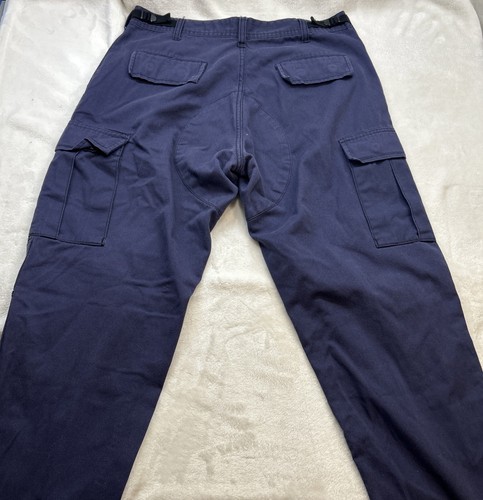 Rothco B.D.U. Men's Size 31/35x32 Blue Cargo Tactical Button Fly Workwear Pants - Picture 2 of 14