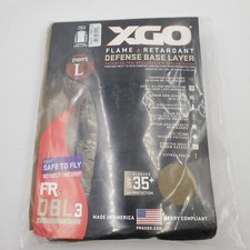XGO Shirt Combat Shirt DBL3-FR Flame Retardant Base Layer OCP Camo Men's Large