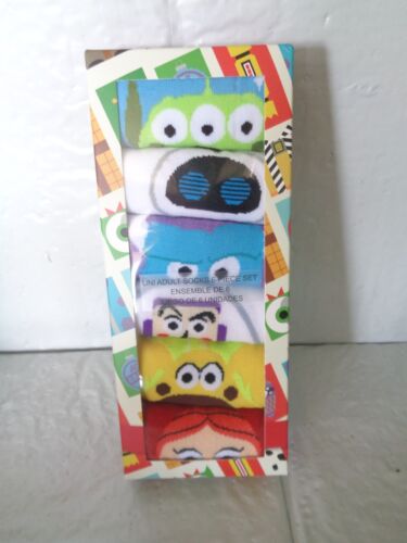 NEW - Disney / Pixar - (6) Adult Socks - Toy Story - Wall-e - Sully - Dug - Picture 1 of 2