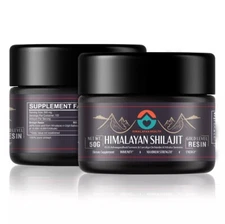 Organic 100% Pure Himalayan Shilajit, Soft Resin, Extremely Potent, Fulvic Acid